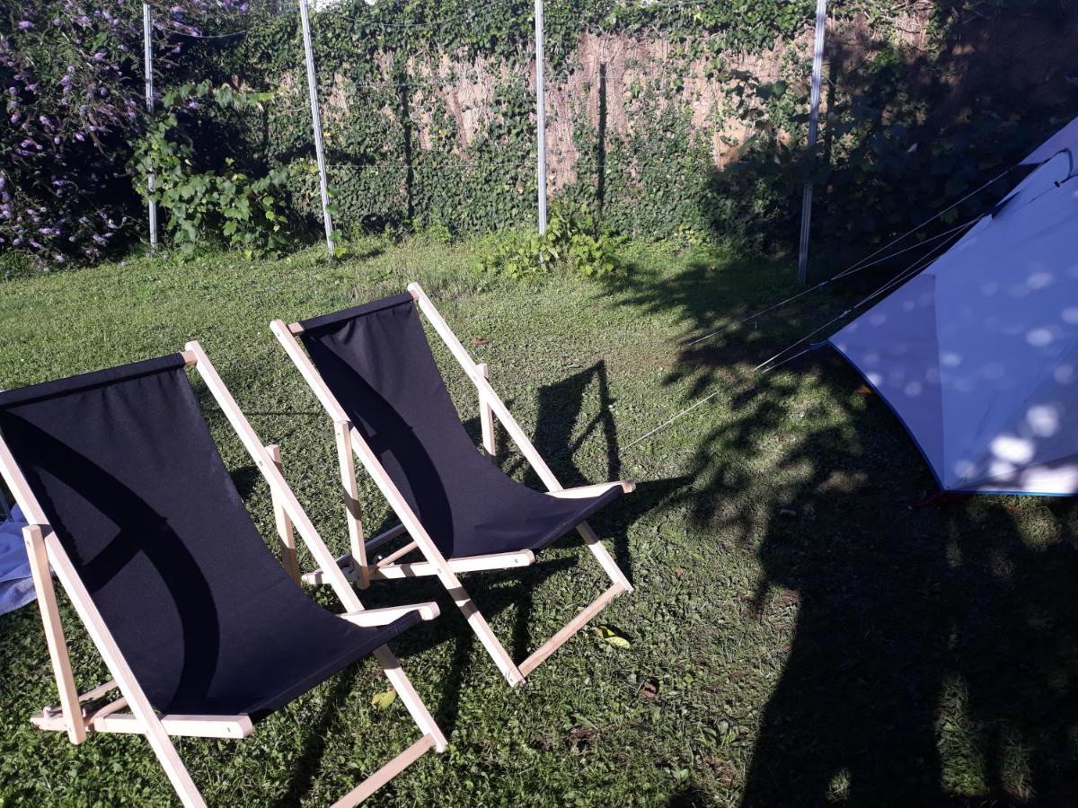 Camping Under The Walnut In Your Own Tent On A Shared Lot And Shared Bathroom Любляна Экстерьер фото