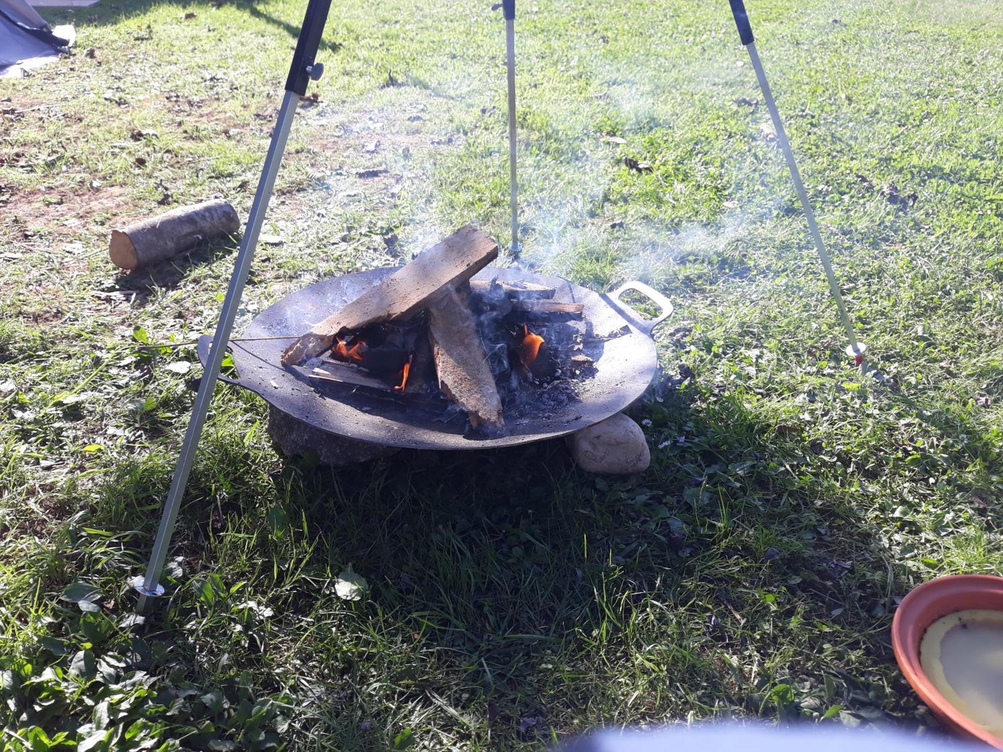 Camping Under The Walnut In Your Own Tent On A Shared Lot And Shared Bathroom Любляна Экстерьер фото