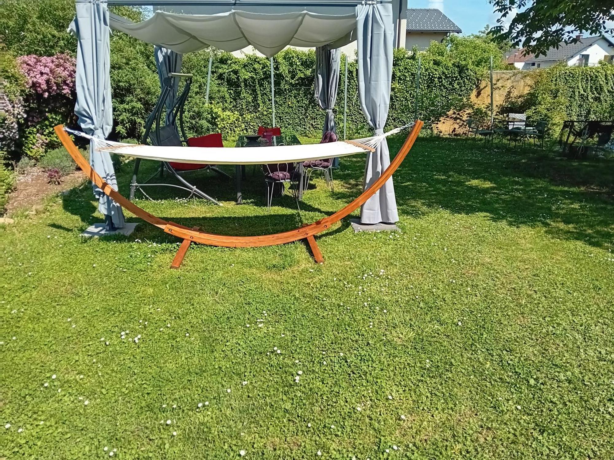 Camping Under The Walnut In Your Own Tent On A Shared Lot And Shared Bathroom Любляна Экстерьер фото